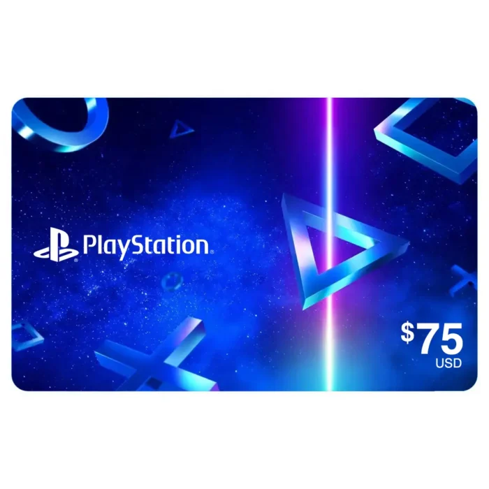 $75 PlayStation Gift Card – Add Funds to PSN Wallet for Game Downloads